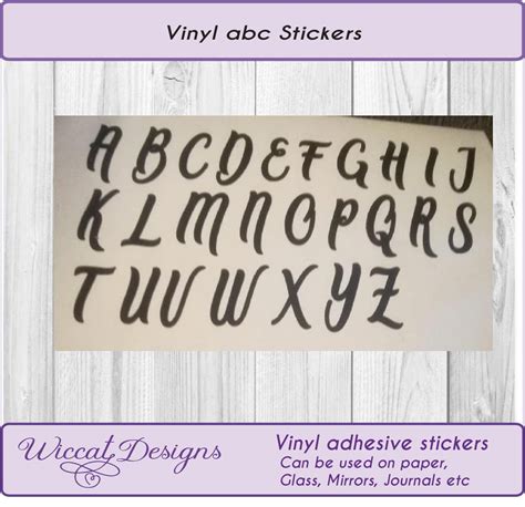 etsy vinyl lettering|5mm colored vinyl letters.